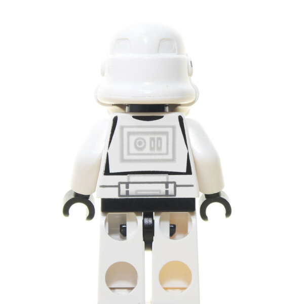 LEGO Star Wars Minifigur - Stormtrooper (2007), schwarzer Kopf
