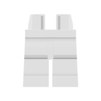 LEGO Beine plain, weiß