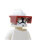 LEGO Helm Visor, dunkelrot