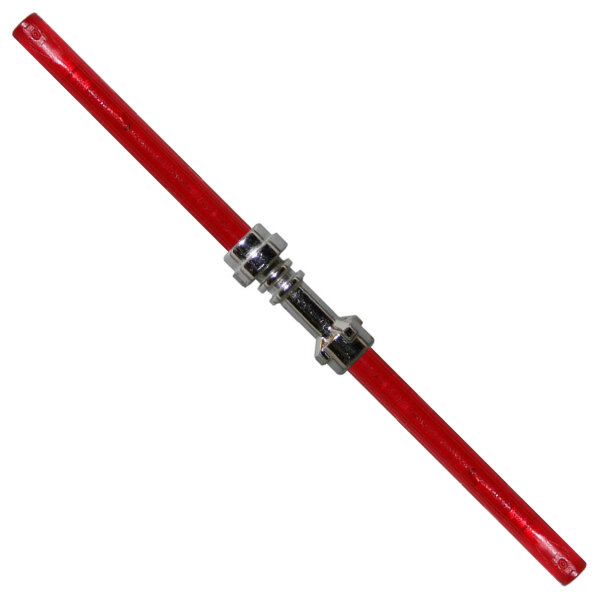 LEGO Doppel-Lichtschwert rot / chrom