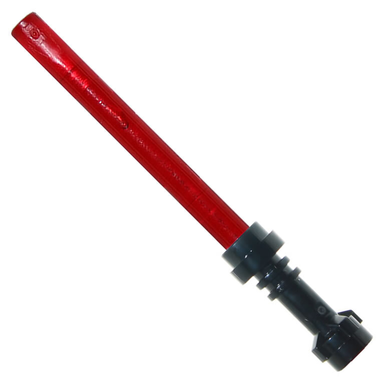 12 rote Lego Laserschwerter schwarzer Griff für Minifiguren Star Wars 