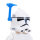 Custom Helm-Antenne, blau