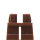 LEGO Kurze Beine plain, rotbaun