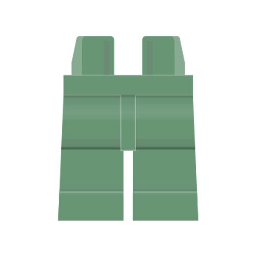 LEGO Beine plain, sandgrün