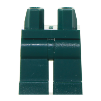 LEGO Beine plain, dunkelgrün