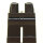 LEGO Beine plain, dunkelbraun