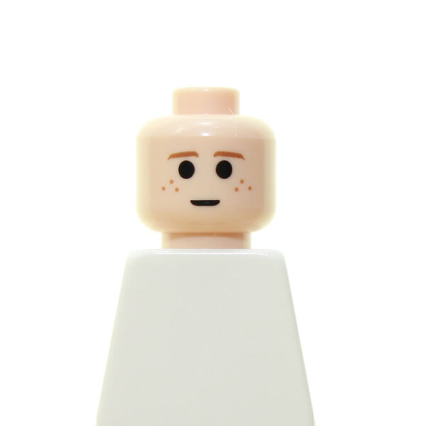 Lego Minifigur Köpfe 4 X Neu Kinder Sommersprossen Rötlich Braune Augenbrauen 