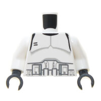 Clone Trooper Torso, weiß, weiße Arme, P2