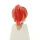 Haare, weiblich, kurz mit Pferdeschwanz, rot
