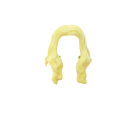 Haare, weiblich, lang, offen, goldblond