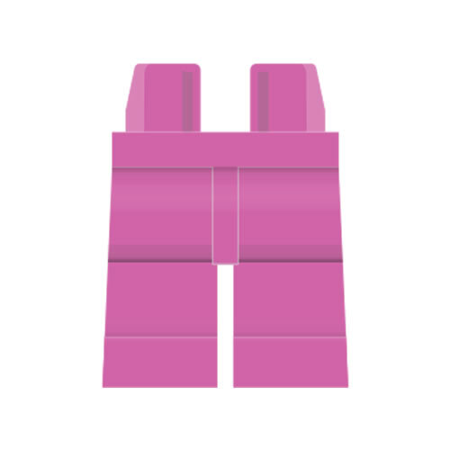 LEGO Beine plain, pink