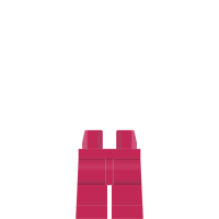 LEGO Beine plain, magenta