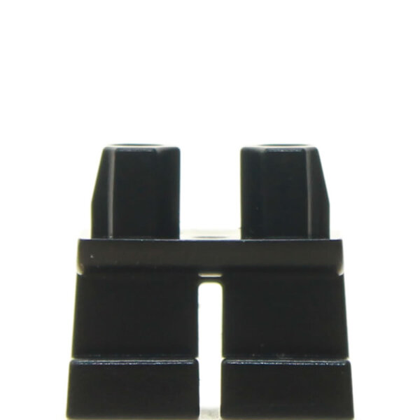 LEGO Kurze Beine plain, schwarz