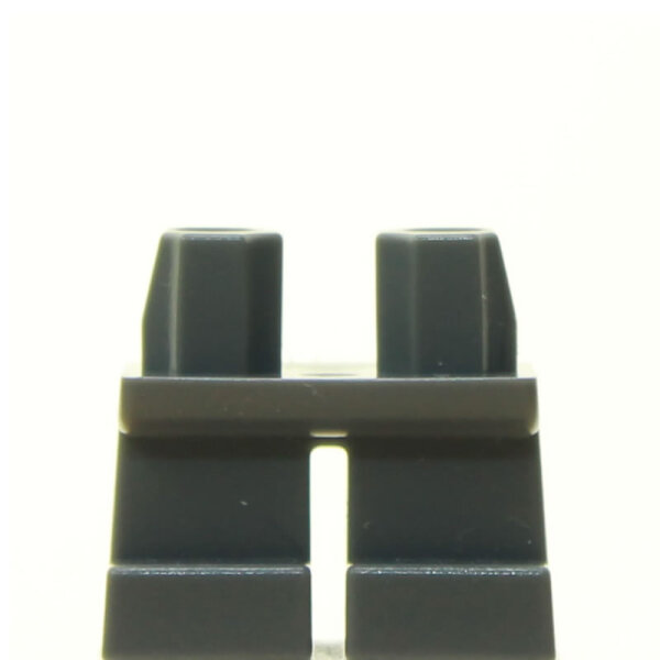 LEGO Kurze Beine plain, dunkel steingrau