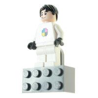LEGO Magnet-Stein, dunkel steingrau