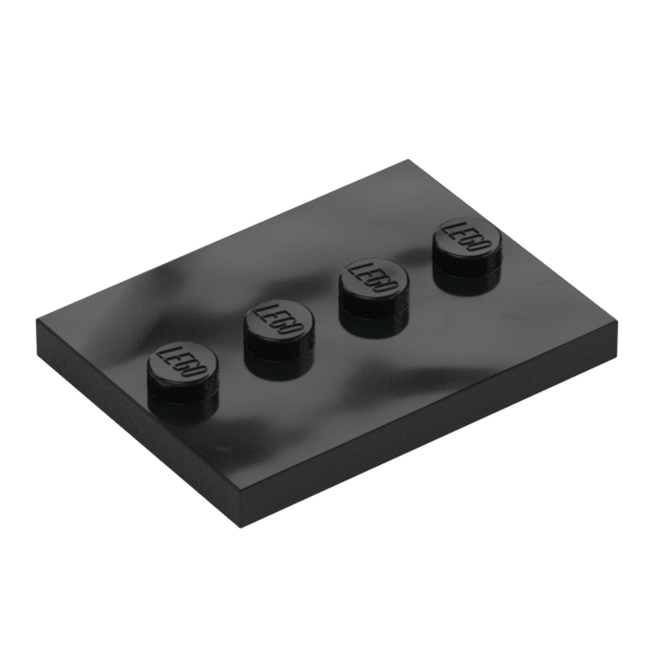 LEGO Ständer für Minifiguren, schwarz