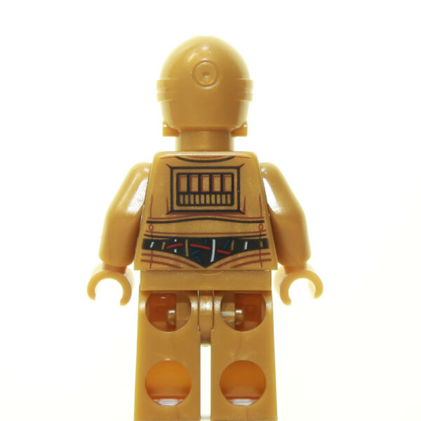 Lego C-3PO Kopf in weiss für Minifigur Figur K-3PO Star Wars x134pn01 Neu 