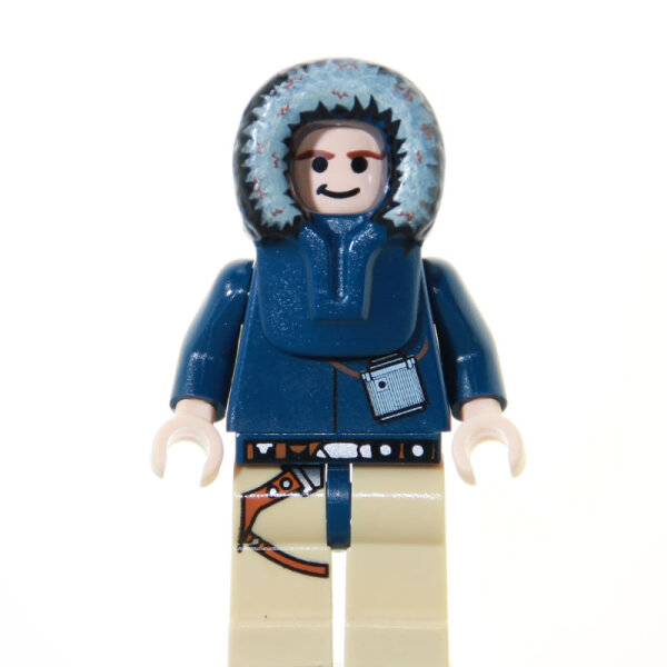 LEGO Star Wars Minifigur - Han Solo (Hoth), Kapuze (2009)