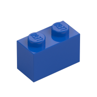 LEGO Stein 1x2, Bright Blue | Blue | blau