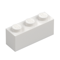 LEGO Stein 1x3, White | White | weiß