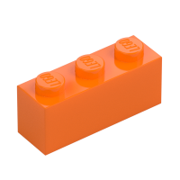 LEGO Stein 1x3, Bright Orange | Orange | orange
