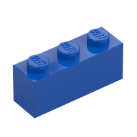 LEGO Stein 1x3, Bright Blue | Blue | blau