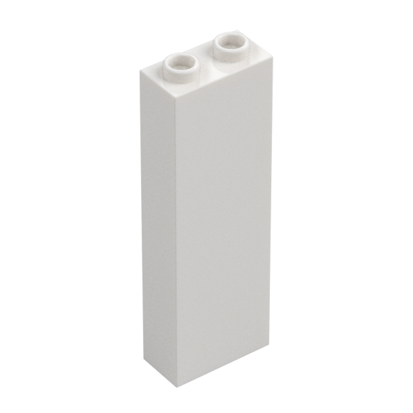 LEGO Stein 1x2x5, weiß