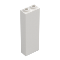 LEGO Stein 1x2x5, weiß