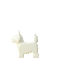 LEGO Hund Terrier, weiß