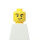 LEGO Kopf, gelb, verschmitztes Lächeln