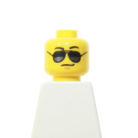LEGO Kopf, gelb, Sonnenbrille