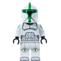 Custom Minifigur - Clone Trooper Phase 1, gr&uuml;n