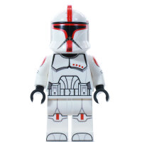 Custom Minifigur - Clone Trooper Phase 1, rot