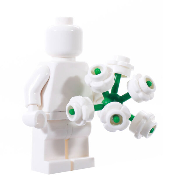 LEGO Blumenstrauß, groß, weiß