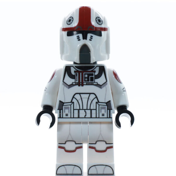 Custom Minifigur - Clone Trooper Pilot Dark Red