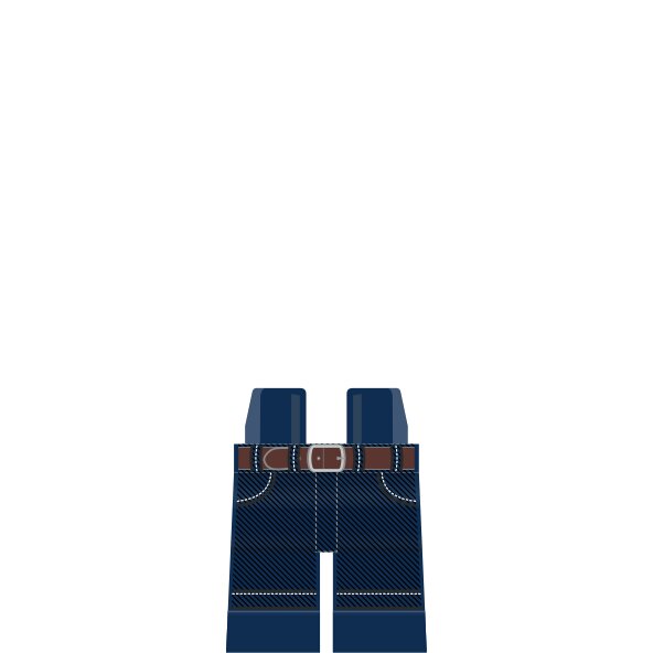 Custom Beine, Jeans mit Struktur, dunkelblau