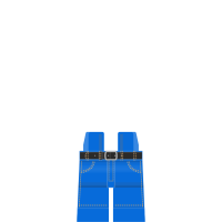 Custom Beine, Chino, blau