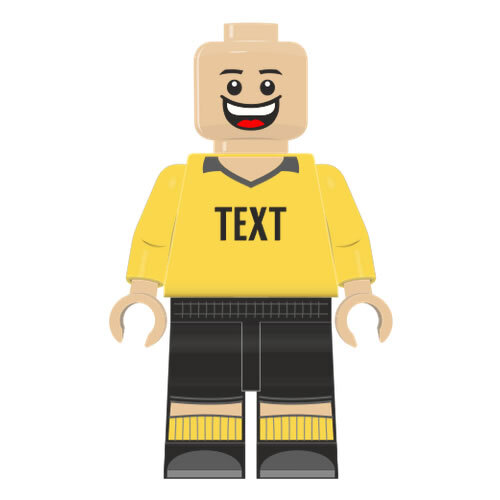 Custom Minifigur Sportlerin mit Tank-Top, personalisiert aus LEGO Teilen