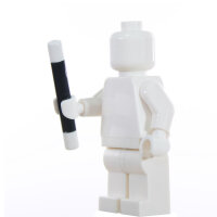 LEGO Zauberstab, schwarz/wei&szlig;