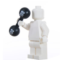 LEGO Gewicht / Hantel, 200 KG, schwarz
