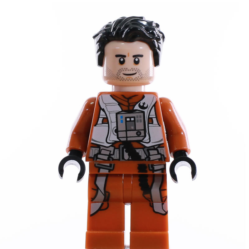 LEGO Star Wars Minifigur - Poe Dameron (Pilot Jumpsuit, Hair), 15,50