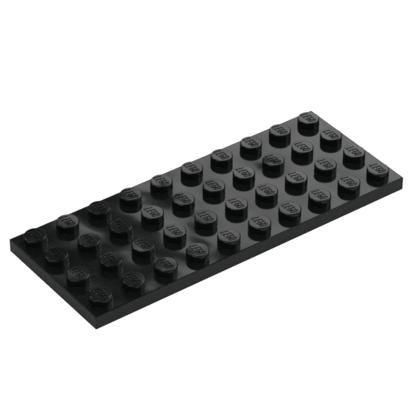 LEGO Platte 4x10, schwarz