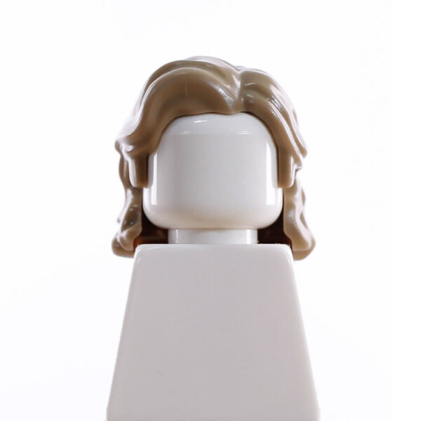 Haare, lang, wellig, mittelblond