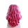 Haare, weiblich, lang, offen, magenta