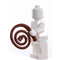 LEGO Peitsche, eingerollt,  braun