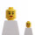 LEGO Kopf, gelb, Schöheitsfleck, zweiseitig, ärgerlich