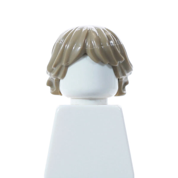 Haare, mittellang, strähnig, mittelblond