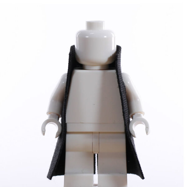 Custom Trenchcoat lang für Minifigur, schwarz