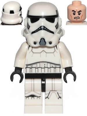 LEGO Star Wars Minifigur - Stormtrooper, Helm schwarze Markierungen (2019)