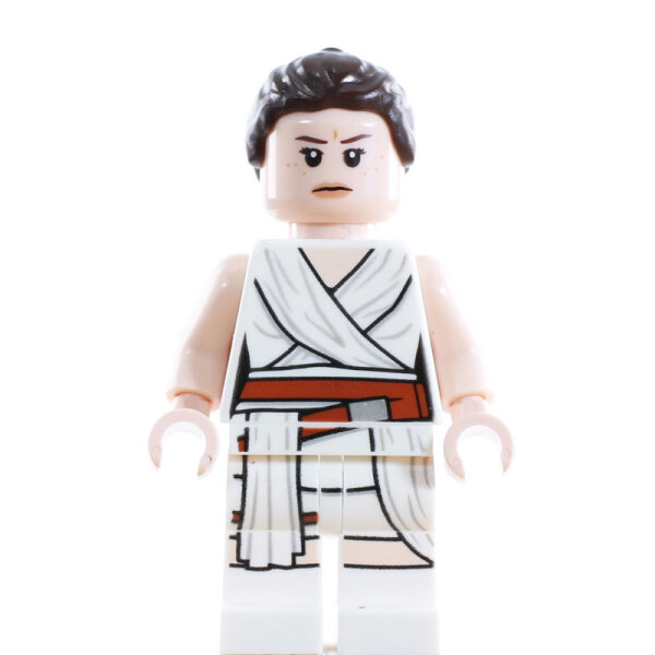 LEGO Star Wars Minifigur - Rey, wei&szlig;e Robe (2019)